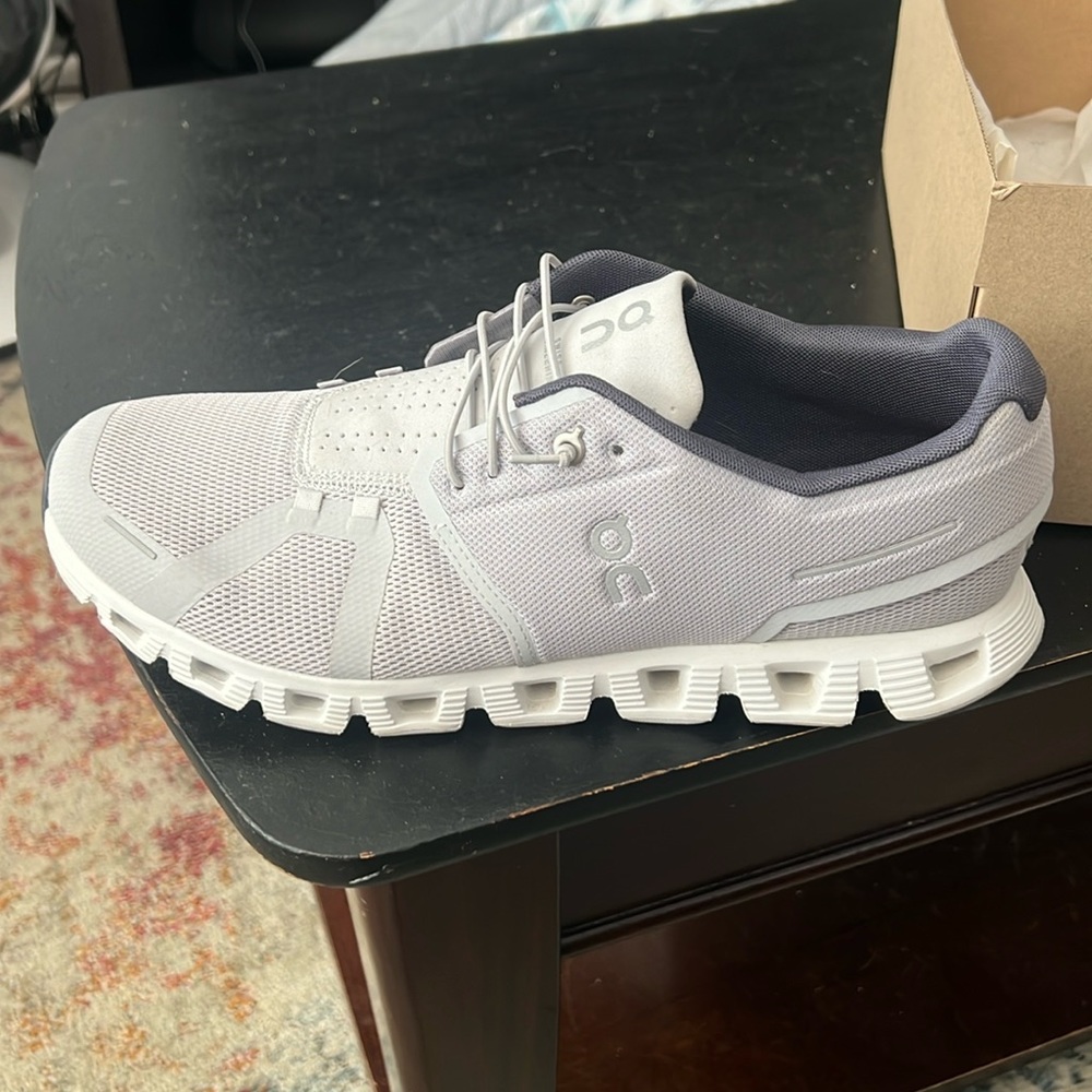 Men’s Size 12 On Cloud 5 Glacier | White WORN ONCE